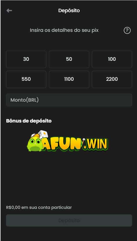 Afun Casino Como Depositar